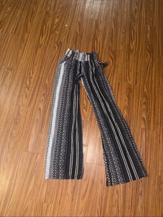 Mossimo Supply Co. Pants - Mossimo Supply Co. Black & White Striped Wide-Leg Pants